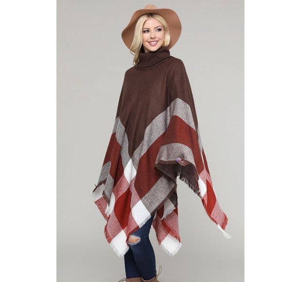 NWT Cozy Women's Turtleneck Poncho – Stylish, Lightweight, Versatile,  One-Size - Picture 1 of 1